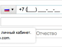Маска ввода № телефона Маска ввода № телефона