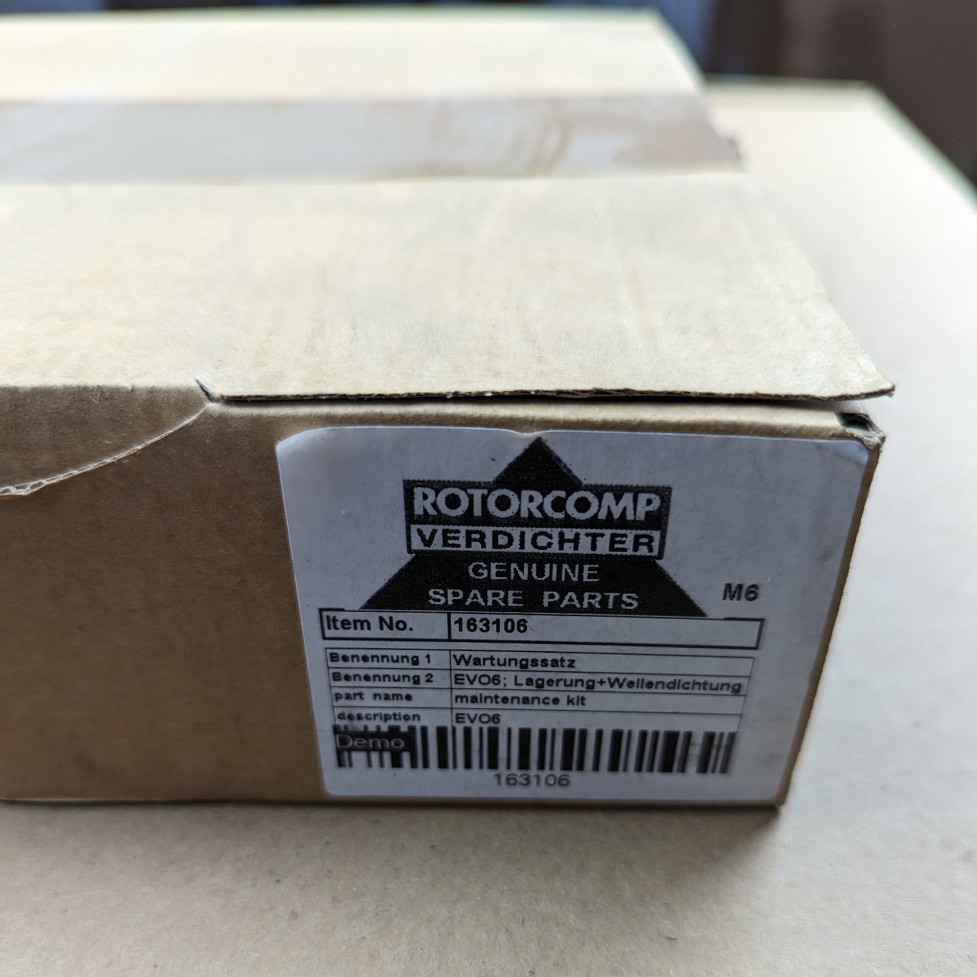 Ремкомплект подшипников и уплотнений ROTORCOMP EVO6-NK (163106) Ремкомплект подшипников и уплотнений ROTORCOMP EVO6-NK (163106)