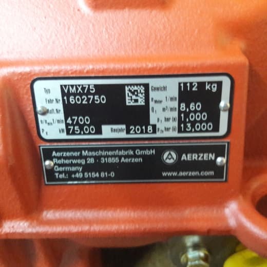 Винтовой блок VMX 75RD (VMXa 137R) Винтовой блок VMX 75RD (VMXa 137R)
