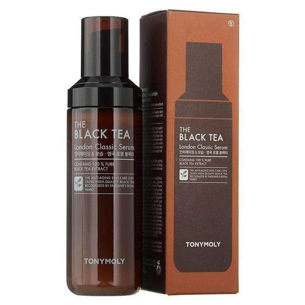 Антивозрастная сыворотка для лица с экстрактом английского черного чая TONYMOLY THE BLACK TEA London Classic Serum Антивозрастная сыворотка для лица с экстрактом английского черного чая TONYMOLY THE BLACK TEA London Classic Serum