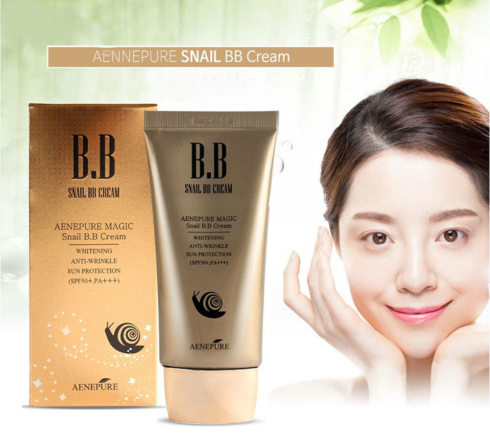 BB крем с улиточным муцином 50 мл Ekel Aenepure Snail BB Cream SPF 50 PA BB крем с улиточным муцином 50 мл Ekel Aenepure Snail BB Cream SPF 50 PA