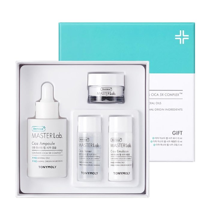Набор: Ампульная сыворотка для лица с экстрактом центеллы TONYMOLY DERMA MASTERLAB CICA AMPOULE SET Набор: Ампульная сыворотка для лица с экстрактом центеллы TONYMOLY DERMA MASTERLAB CICA AMPOULE SET
