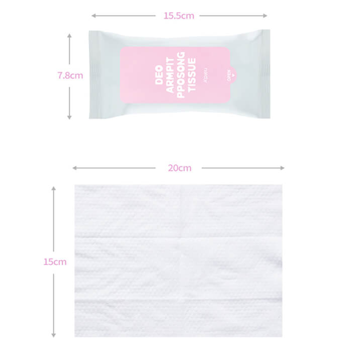 Дезодорирующие салфетки A'PIEU Deo Armpit Pposong Tissue Дезодорирующие салфетки A'PIEU Deo Armpit Pposong Tissue