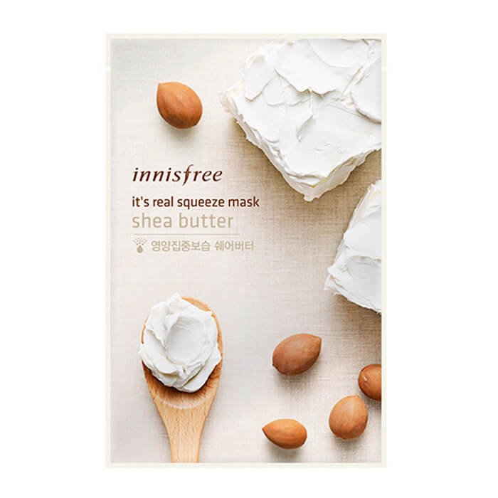 Маска для лица с маслом Ши Innisfree My Real Squeeze Mask Shea Butter Маска для лица с маслом Ши Innisfree My Real Squeeze Mask Shea Butter