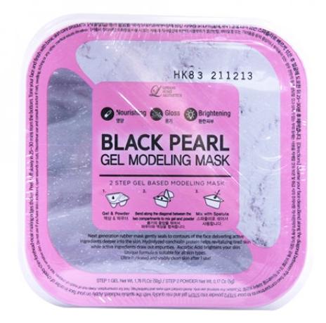 Альгинатная гелевая маска с черным жемчугом (пудра+гель) Lindsay Black Pearl Gel Modeling Mask Альгинатная гелевая маска с черным жемчугом (пудра+гель) Lindsay Black Pearl Gel Modeling Mask
