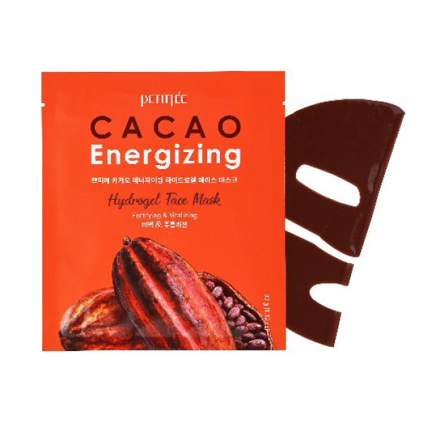 Маска для лица Petitfee Cacao Energizing Hydrogel Face Mask Маска для лица Petitfee Cacao Energizing Hydrogel Face Mask