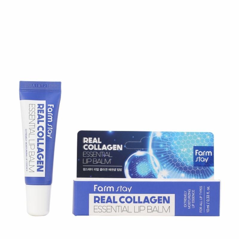 Суперувлажняющий бальзам для губ с коллагеном FarmStay Real Collagen Essential Lip Balm Суперувлажняющий бальзам для губ с коллагеном FarmStay Real Collagen Essential Lip Balm