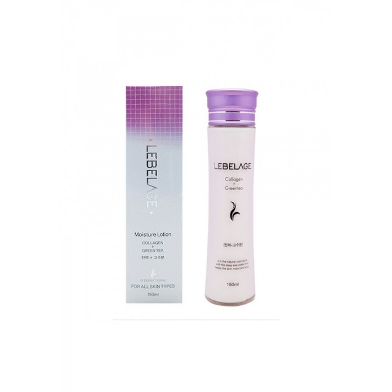 Лосьон с коллагеном и экстр. зеленого чая 150 мл Lebelage Collagen+Green Tea Moisture Lotion Лосьон с коллагеном и экстр. зеленого чая 150 мл Lebelage Collagen+Green Tea Moisture Lotion