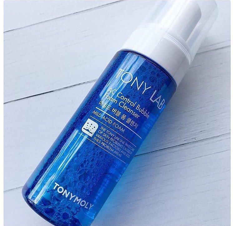 Пузырьковая пенка для умывания для проблемной кожи лица TONYMOLY TONY LAB AC Control Bubble Foam Cleanser Пузырьковая пенка для умывания для проблемной кожи лица TONYMOLY TONY LAB AC Control Bubble Foam Cleanser