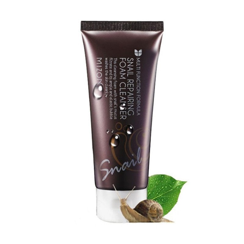 Пенка для умывания c муцином улитки MIZON Snail Repairing Foam Cleanser Mini Пенка для умывания c муцином улитки MIZON Snail Repairing Foam Cleanser Mini