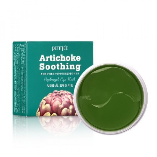 Маска под глаза с артишоком Petitfee Artichoke Soothing Hydrogel Eye Mask Маска под глаза с артишоком Petitfee Artichoke Soothing Hydrogel Eye Mask