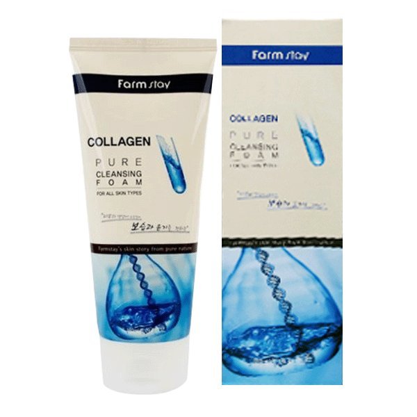 Пенка для умывания с коллагеном FarmStay Collagen Pure Cleansing Foam Пенка для умывания с коллагеном FarmStay Collagen Pure Cleansing Foam