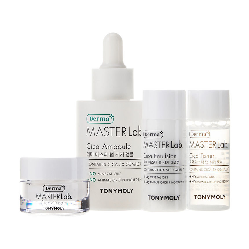 Набор: Ампульная сыворотка для лица с экстрактом центеллы TONYMOLY DERMA MASTERLAB CICA AMPOULE SET Набор: Ампульная сыворотка для лица с экстрактом центеллы TONYMOLY DERMA MASTERLAB CICA AMPOULE SET