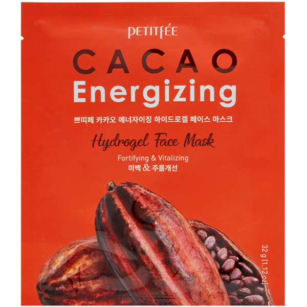 Маска для лица Petitfee Cacao Energizing Hydrogel Face Mask Маска для лица Petitfee Cacao Energizing Hydrogel Face Mask
