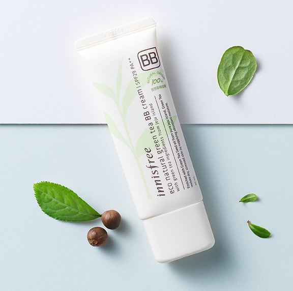Натуральный ББ крем с зеленым чаем Innisfree Eco Natural Green Tea BB Cream SPF29 PA++ #2 Natural Beige Натуральный ББ крем с зеленым чаем Innisfree Eco Natural Green Tea BB Cream SPF29 PA++ #2 Natural Beige