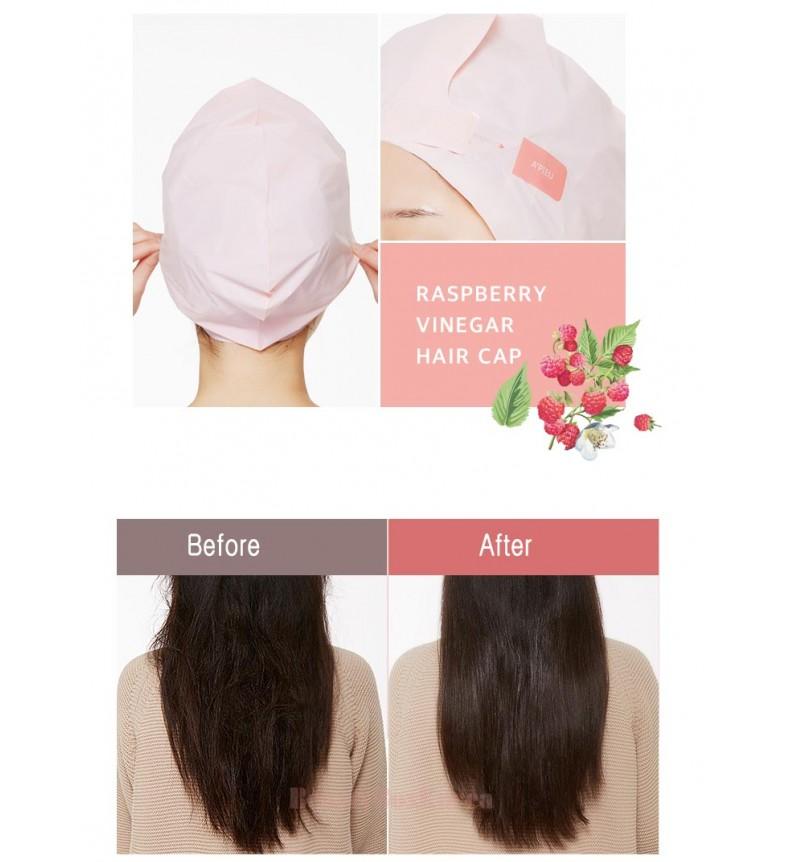 Маска для волос с малиновым уксусом A'PIEU Raspberry Vinegar Hair Cap Маска для волос с малиновым уксусом A'PIEU Raspberry Vinegar Hair Cap
