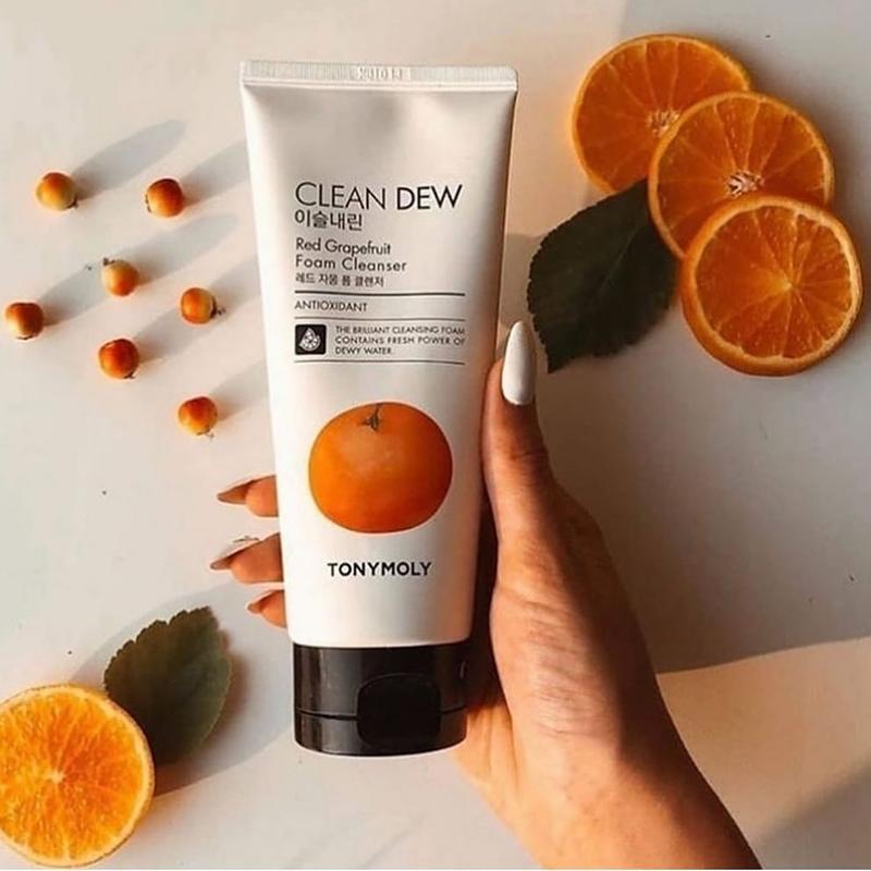 Очищающая пенка для умывания с экстрактом красного грейпфрута TONYMOLY CLEAN DEW Red Grapefruit Foam Cleanser Очищающая пенка для умывания с экстрактом красного грейпфрута TONYMOLY CLEAN DEW Red Grapefruit Foam Cleanser