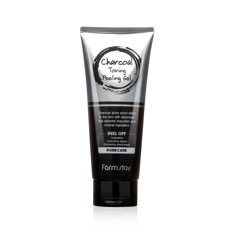 Отшелушивающий гель с углем FarmStay Charcoal Toning Peeling Gel Отшелушивающий гель с углем FarmStay Charcoal Toning Peeling Gel
