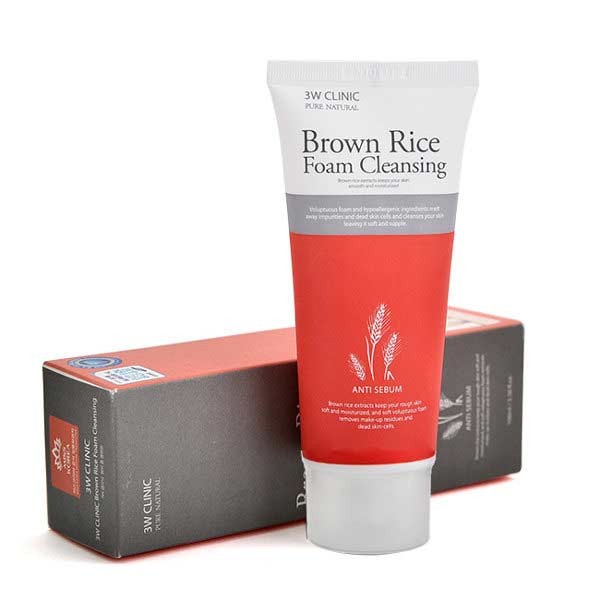 3W CLINIC Очищающая пенка с экстрактом бурого риса Brown Rice Cleansing Foam 3W CLINIC Очищающая пенка с экстрактом бурого риса Brown Rice Cleansing Foam