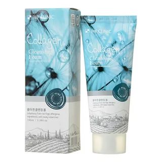 3W CLINIC Укрепляющая пенка с коллагеном Collagen Cleansing Foam 3W CLINIC Укрепляющая пенка с коллагеном Collagen Cleansing Foam