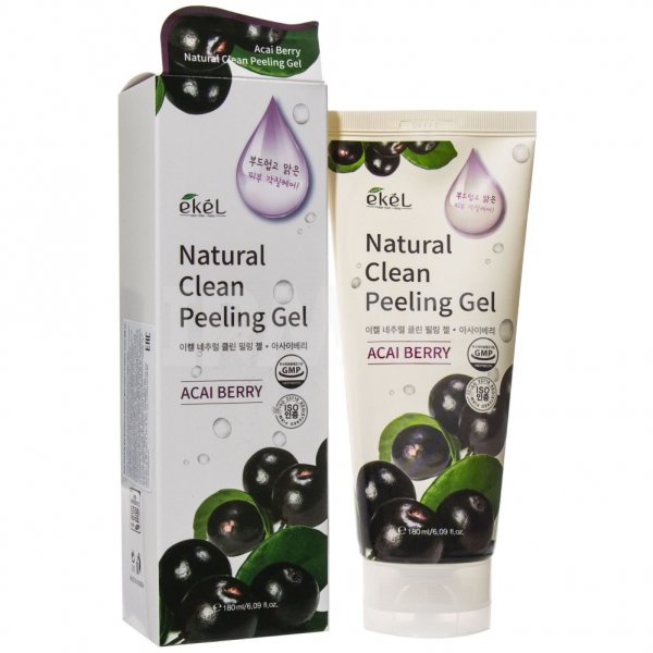 Пилинг для лица с ягодами асаи Ekel Peeling Gel 180 мл Asaiberry Пилинг для лица с ягодами асаи Ekel Peeling Gel 180 мл Asaiberry