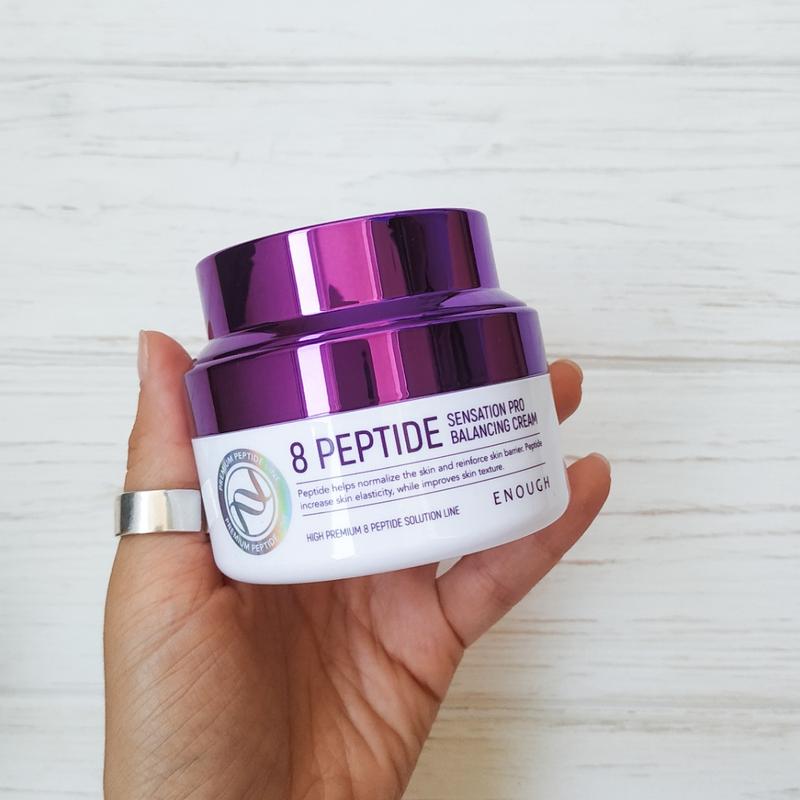 Антивозрастной крем на основе 8 пептидов ENOUGH 8 Peptide Sensation Pro Balancing Cream Антивозрастной крем на основе 8 пептидов ENOUGH 8 Peptide Sensation Pro Balancing Cream