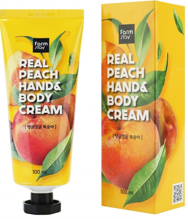 Крем для рук и тела с персиком FarmStay Real Peach Hand & Body Cream Крем для рук и тела с персиком FarmStay Real Peach Hand & Body Cream