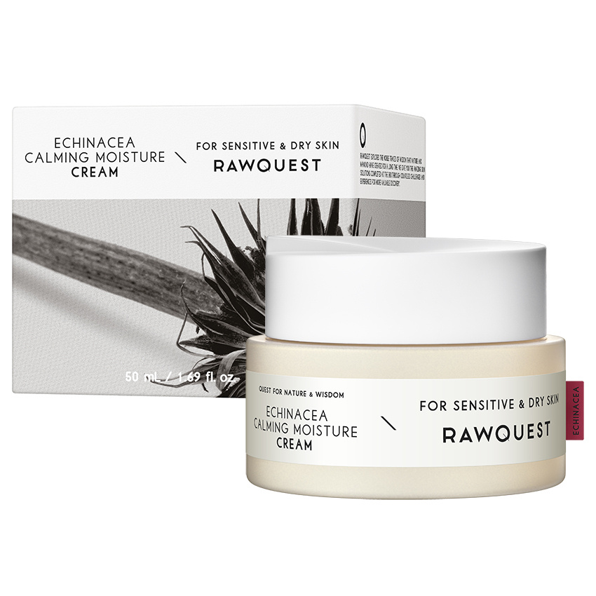 Увлажняющий крем с экстрактом эхинацеи RAWQUEST ECHINACEA CALMING MOISTURE CREAM Увлажняющий крем с экстрактом эхинацеи RAWQUEST ECHINACEA CALMING MOISTURE CREAM