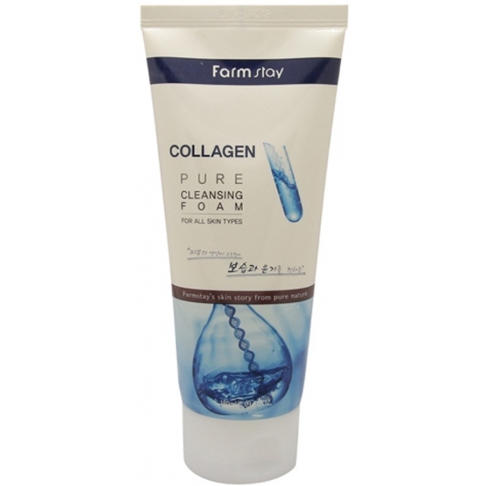 Пенка для умывания с коллагеном FarmStay Collagen Pure Cleansing Foam Пенка для умывания с коллагеном FarmStay Collagen Pure Cleansing Foam