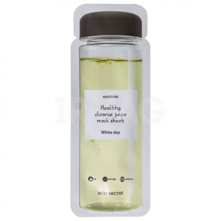 Детокс-маска из натурального сока 20 мл Eco Secret Healthy Cleance Juice Mask Sheet -WHITEDAY Детокс-маска из натурального сока 20 мл Eco Secret Healthy Cleance Juice Mask Sheet -WHITEDAY