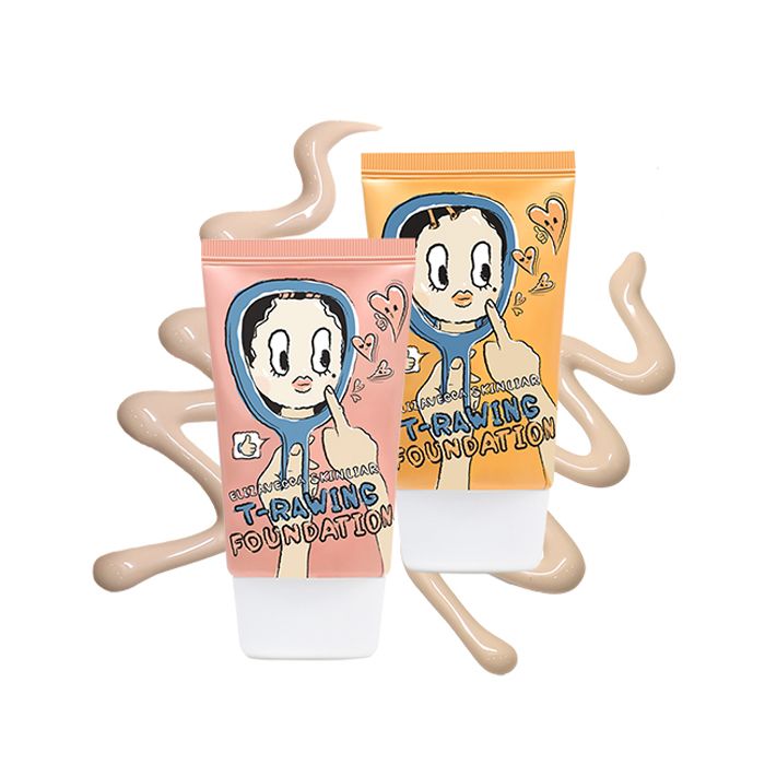 Тональный крем Elizavecca Skin Liar T-Rawing Foundation №9 SPF50+PA+++ Тональный крем Elizavecca Skin Liar T-Rawing Foundation №9 SPF50+PA+++