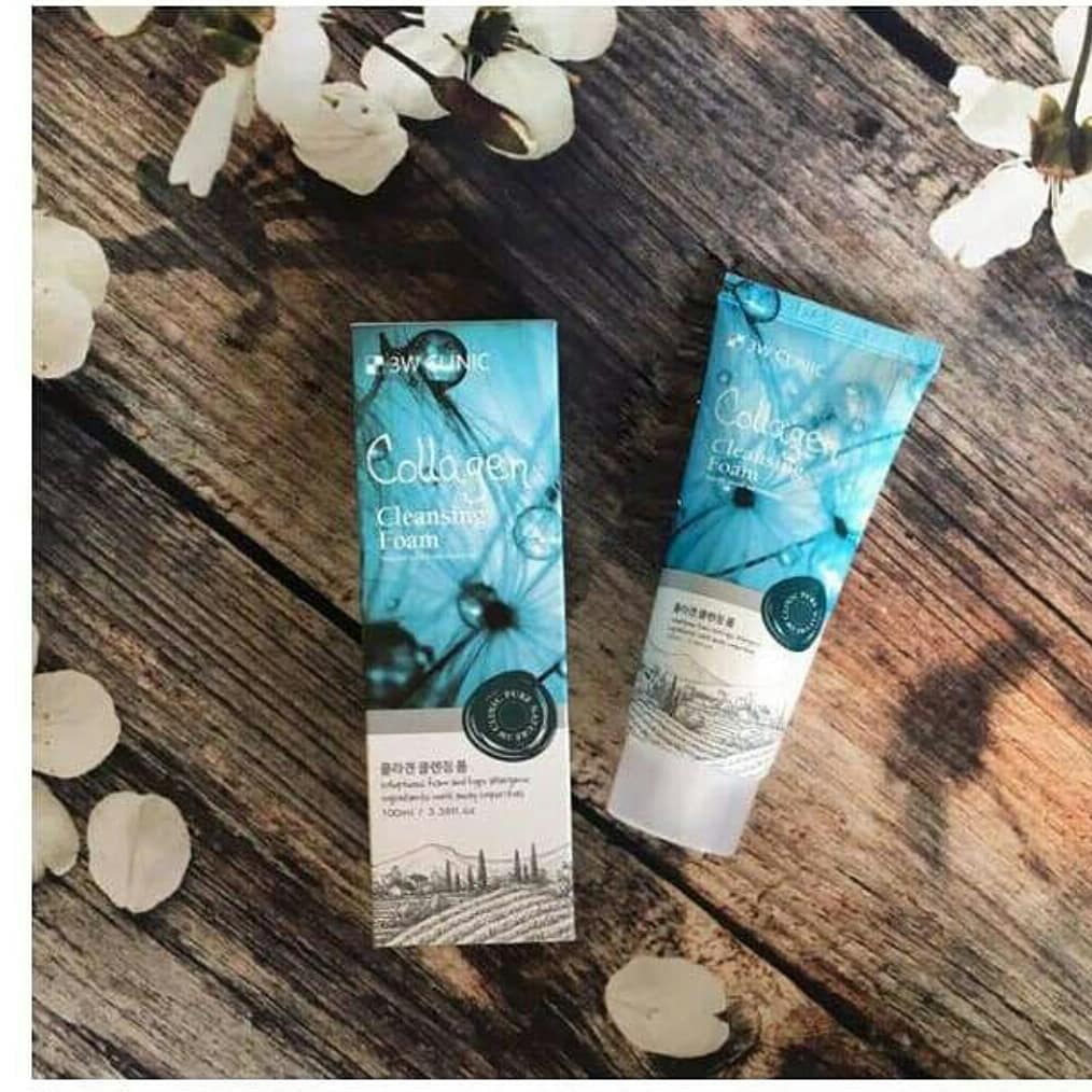 3W CLINIC Укрепляющая пенка с коллагеном Collagen Cleansing Foam 3W CLINIC Укрепляющая пенка с коллагеном Collagen Cleansing Foam