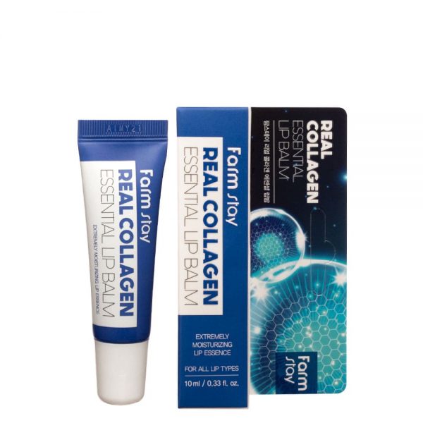 Суперувлажняющий бальзам для губ с коллагеном FarmStay Real Collagen Essential Lip Balm Суперувлажняющий бальзам для губ с коллагеном FarmStay Real Collagen Essential Lip Balm