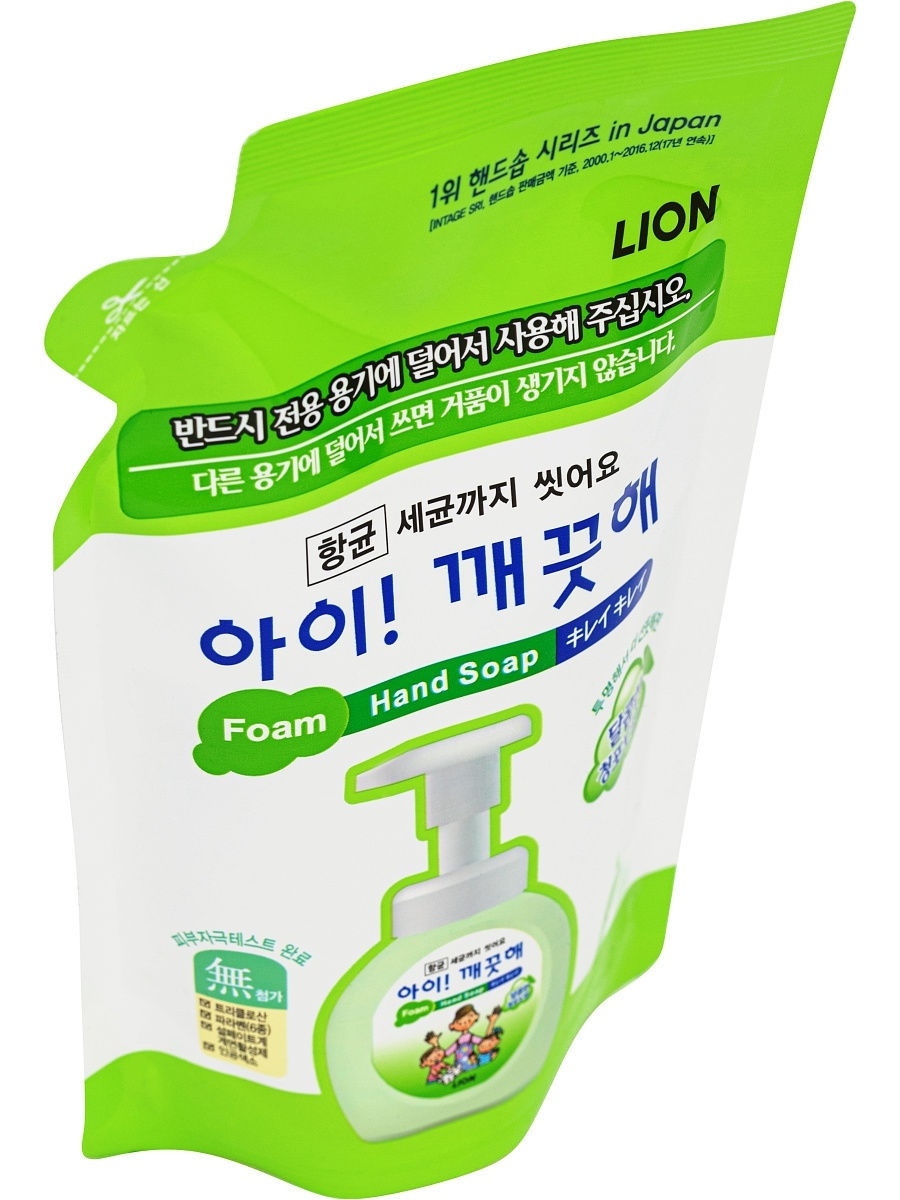 Жидкое пенное мыло для рук с экстрактом мускатно LION Ai kekute Foaming handsoap Muscat 250ml bottle Жидкое пенное мыло для рук с экстрактом мускатно LION Ai kekute Foaming handsoap Muscat 250ml bottle