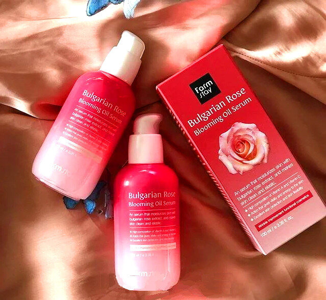 Сыворотка для лица с экстрактом болгарской розы FarmStay Bulgarian Rose Blooming Oil Serum Сыворотка для лица с экстрактом болгарской розы FarmStay Bulgarian Rose Blooming Oil Serum