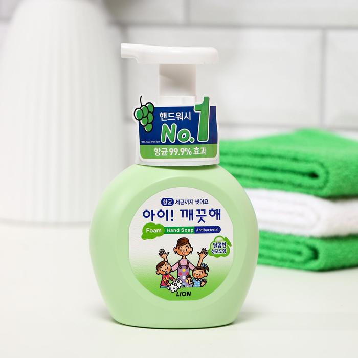 Жидкое пенное мыло для рук с экстрактом мускатно LION Ai kekute Foaming handsoap Muscat 250ml bottle Жидкое пенное мыло для рук с экстрактом мускатно LION Ai kekute Foaming handsoap Muscat 250ml bottle