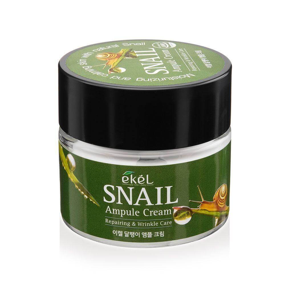 Ампульный крем для лица с муцином улитки EKEL Snail Ampule Cream Ампульный крем для лица с муцином улитки EKEL Snail Ampule Cream