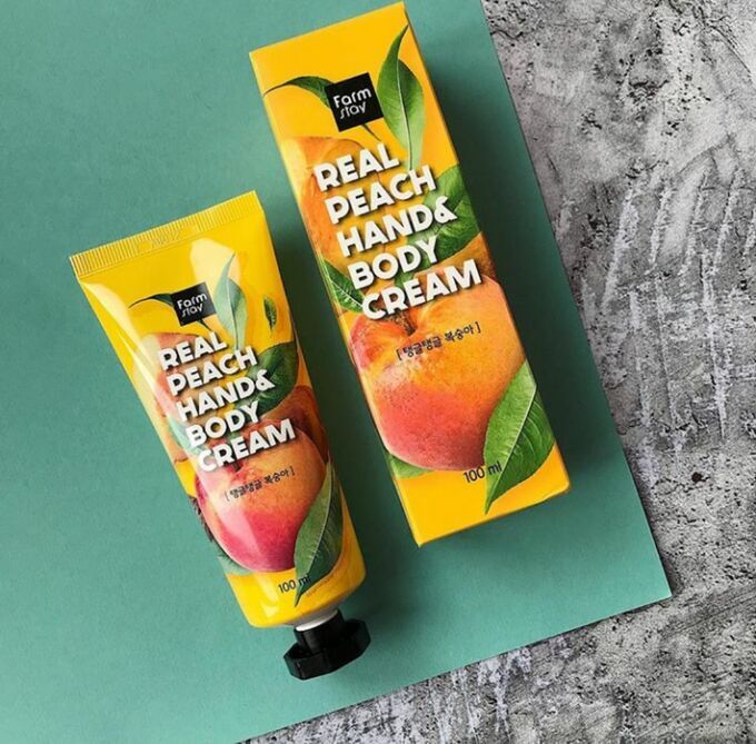 Крем для рук и тела с персиком FarmStay Real Peach Hand & Body Cream Крем для рук и тела с персиком FarmStay Real Peach Hand & Body Cream