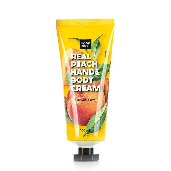 Крем для рук и тела с персиком FarmStay Real Peach Hand & Body Cream Крем для рук и тела с персиком FarmStay Real Peach Hand & Body Cream