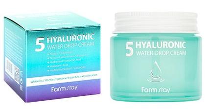 Крем для лица FarmStay Hyaluronic 5 Water Drop Cream, 80ml