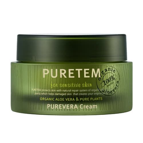 Крем для лица Welcos Puretem Purevera Cream с экстрактом алоэ, 50 мл.