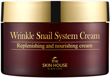 Антивозрастной крем для лица The Skin House Wrinkle Snail System Cream с муцином улитки, 100 мл.