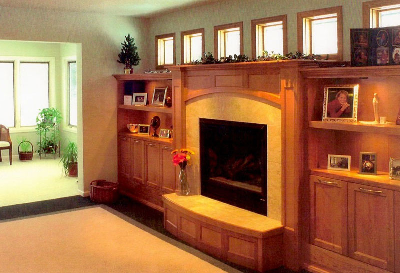 Welcoming Fireplace