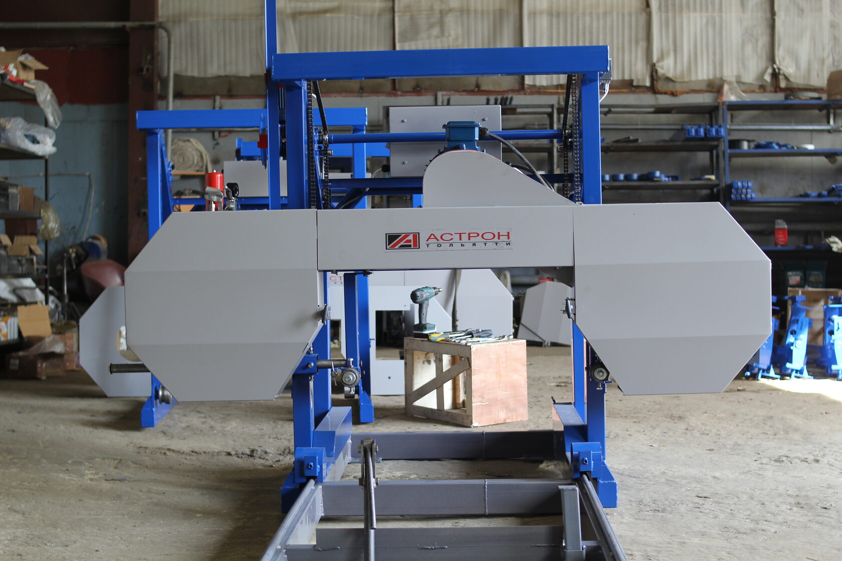 фото Электрическая маленькая пилорама АСТРОН 9.01 