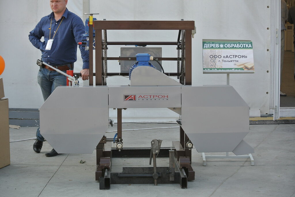 фото Электрическая большая пилорама АСТРОН 10.01 