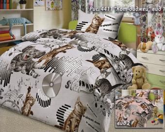 Кот диджей бязь ясли