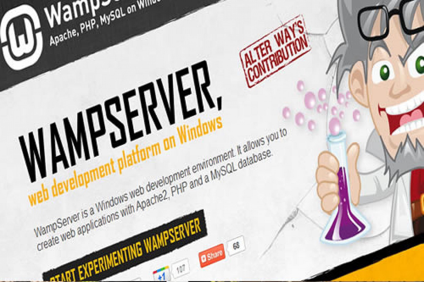 התקנת שרת Wamp Server במחשב האישי