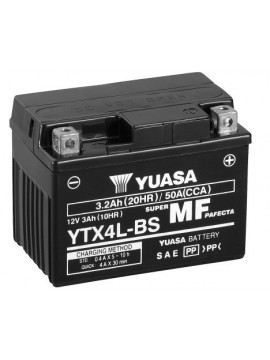 Batería Yuasa YTX4L-BS Sin Mantenimiento