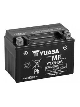 Batería Yuasa YTX9-BS Sin Mantenimiento