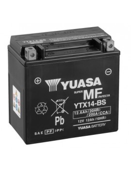 Batería Yuasa YTX14-BS Sin Mantenimiento